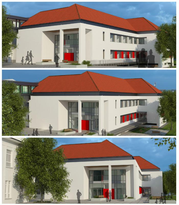 Csorna, Csornai Margit Kórház új járóbeteg rendelőintézet épület építése és kórházi belső átalakítás