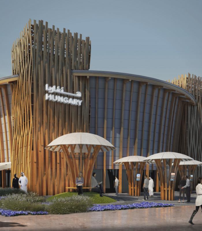 Makovecz stílusban épül meg Magyarország pavilonja Dubajban